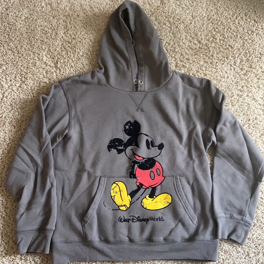 Gray Mickey Mouse Sweatshirt